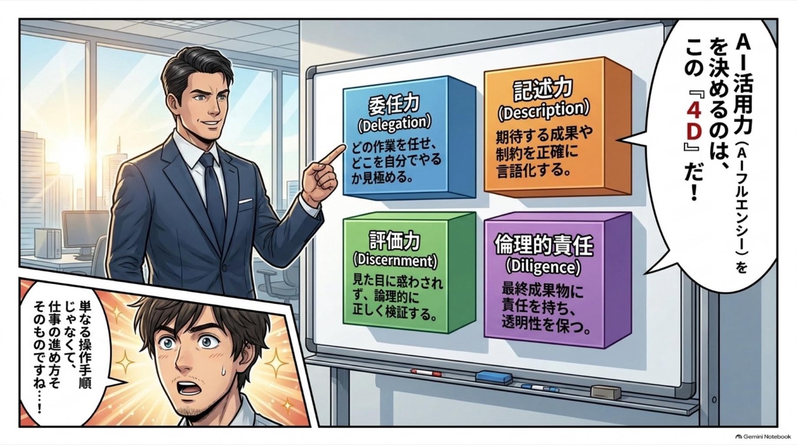 ビジネス漫画 コマ3