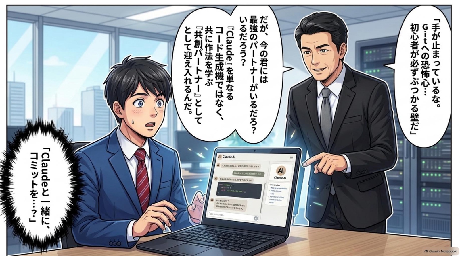 ビジネス漫画 コマ3