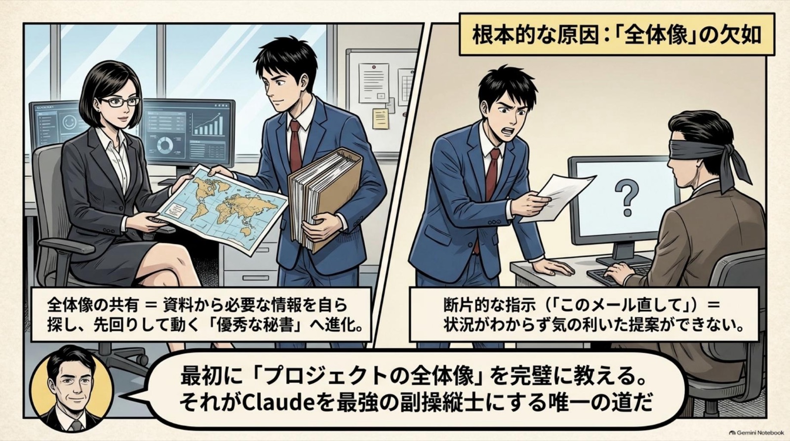ビジネス漫画 コマ3