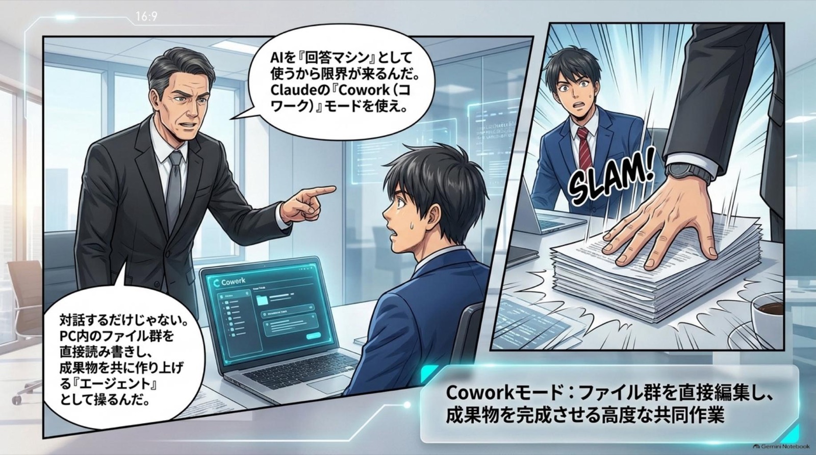 ビジネス漫画 コマ3