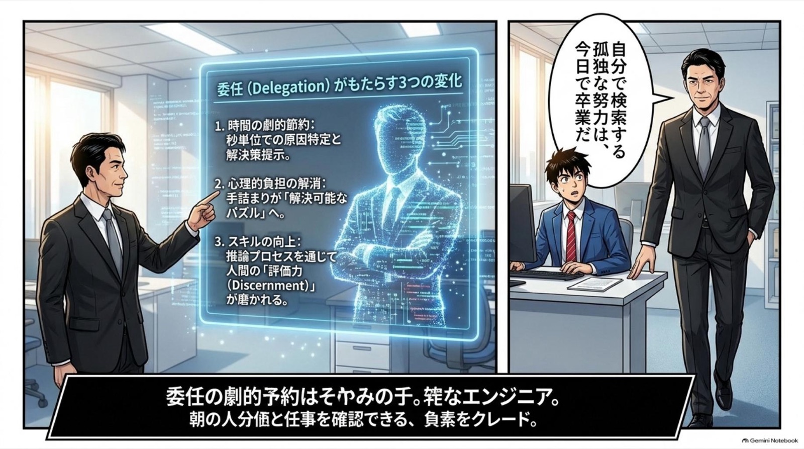 ビジネス漫画 コマ3