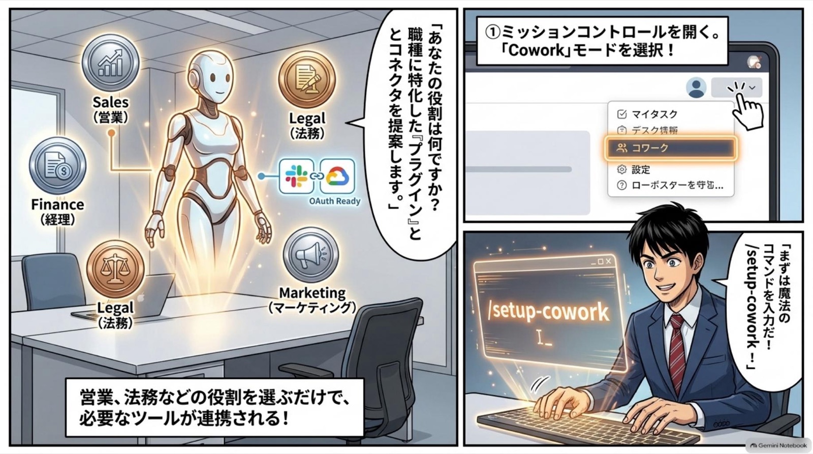 ビジネス漫画 コマ4