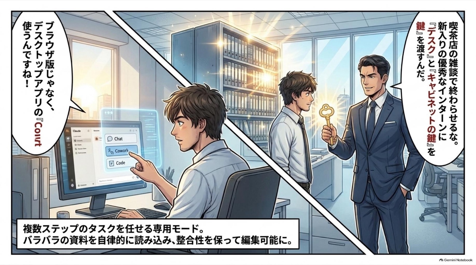 ビジネス漫画 コマ4