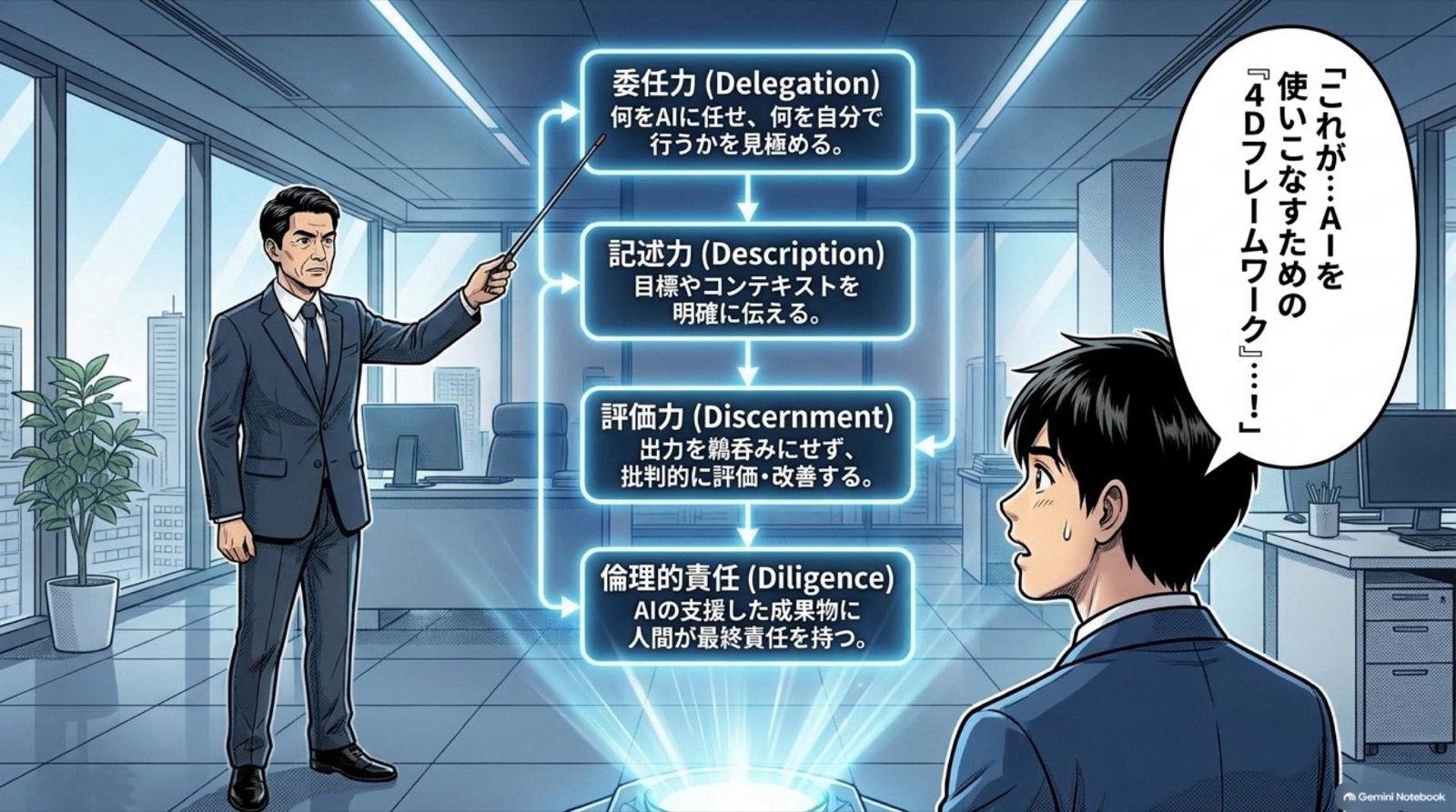 ビジネス漫画 コマ4
