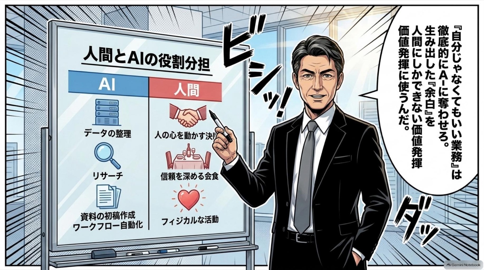 ビジネス漫画 コマ5