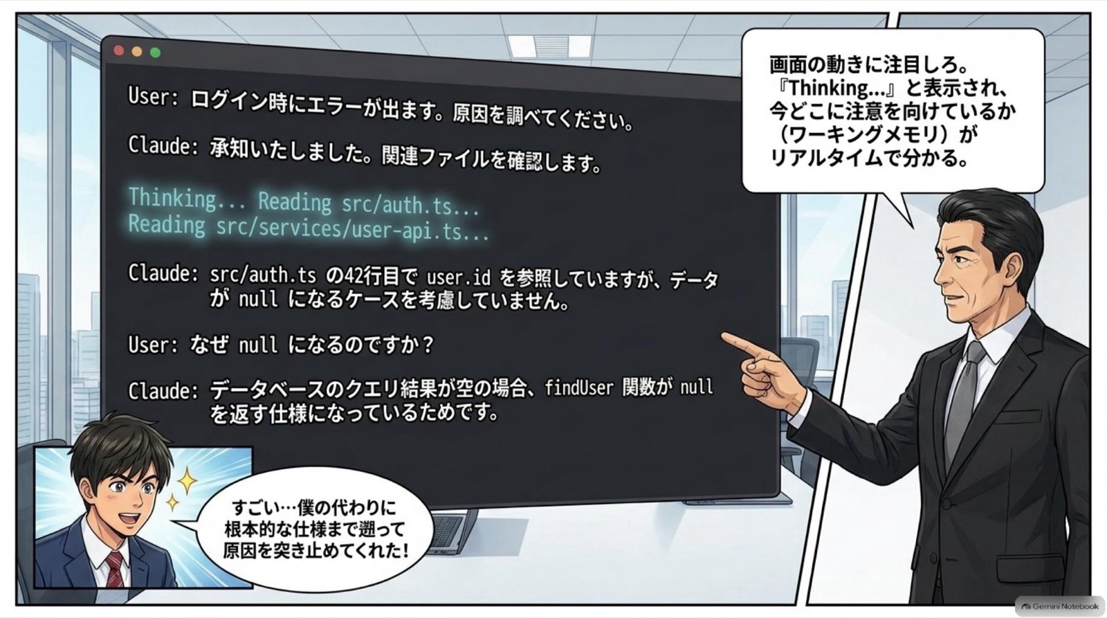 ビジネス漫画 コマ7