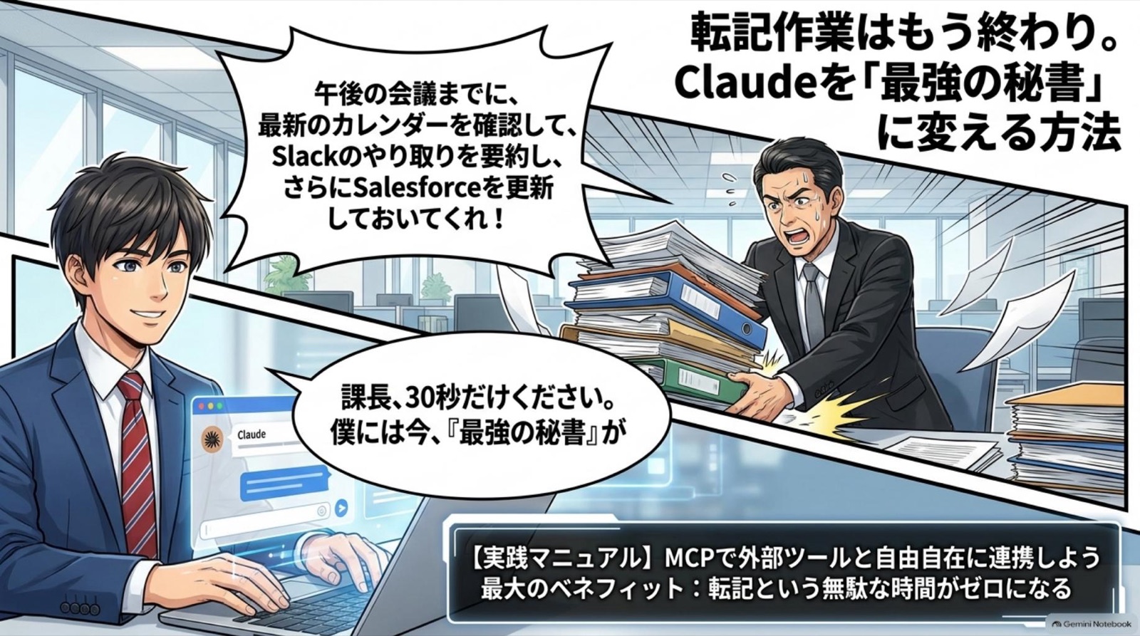 ビジネス漫画 コマ1