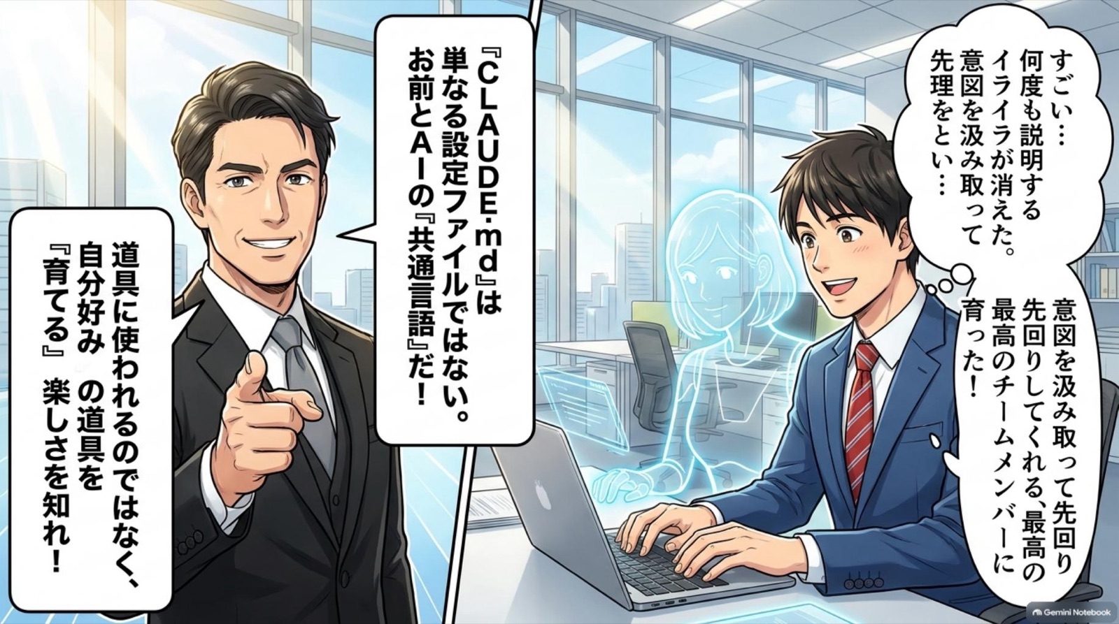 ビジネス漫画 コマ12