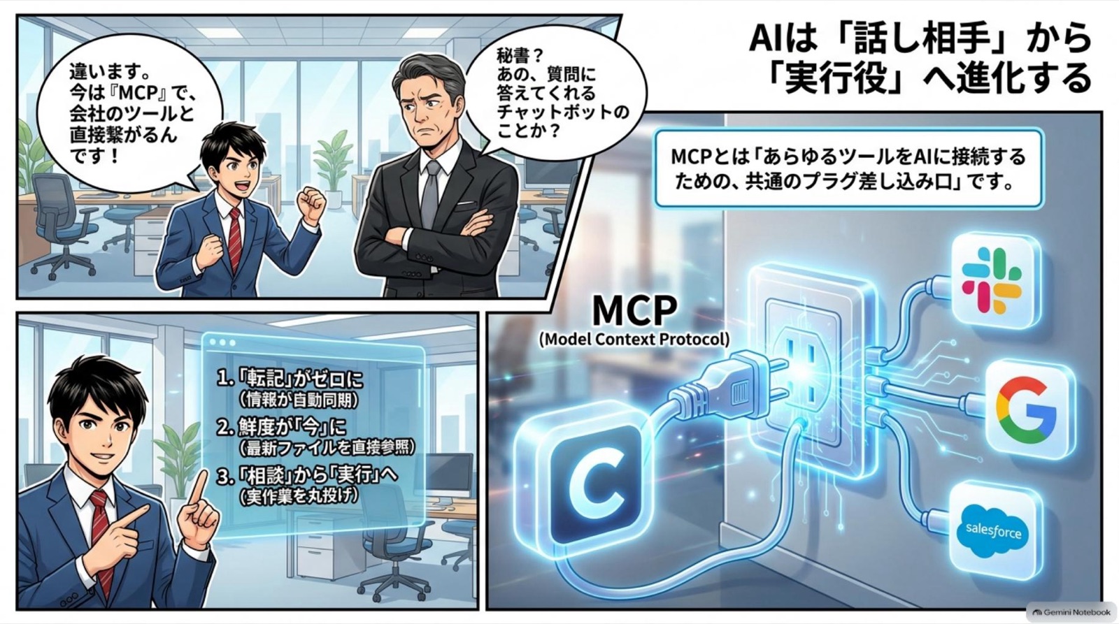 ビジネス漫画 コマ2